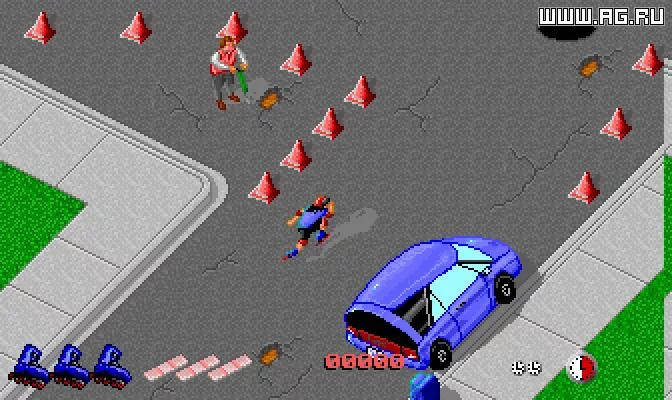 Изображение игры: Rollerblade Racer