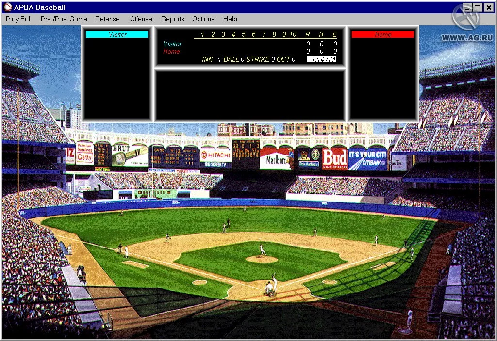 Изображение игры: APBA Baseball