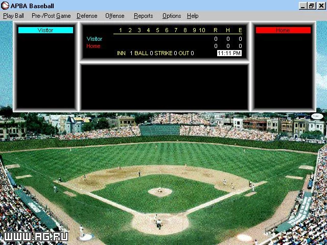 Изображение игры: APBA Baseball