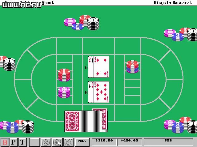 Изображение игры: Bicycle Baccarat