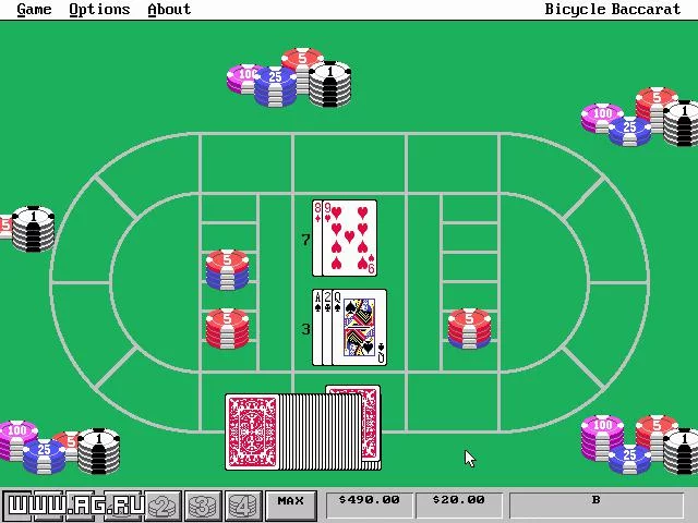 Изображение игры: Bicycle Baccarat