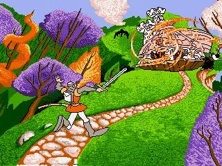 Изображение игры: Dragon's Lair III: The Curse of Mordread