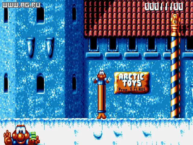 Изображение игры: James Pond 2: Codename Robocod