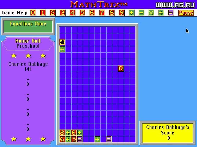 Изображение игры: MathTrix