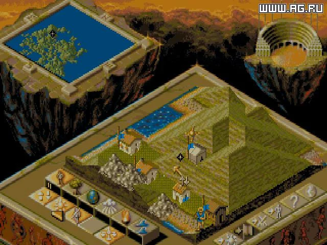 Изображение игры: Populous 2