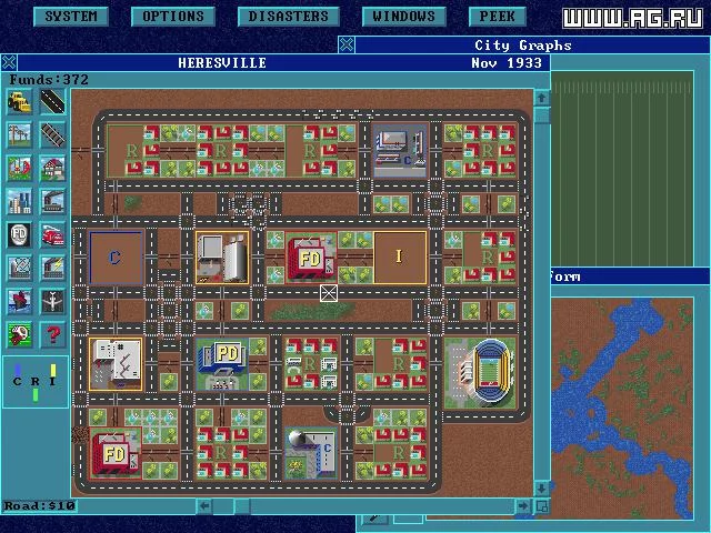 Изображение игры: SimCity Enhanced CD-ROM