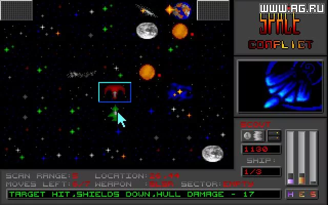 Изображение игры: Space Conflict