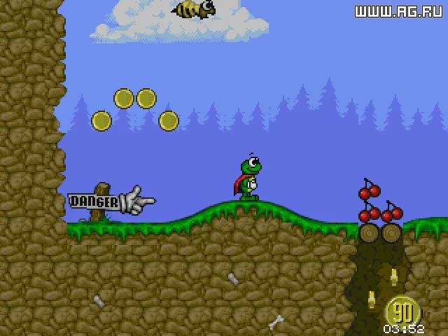 Изображение игры: Superfrog