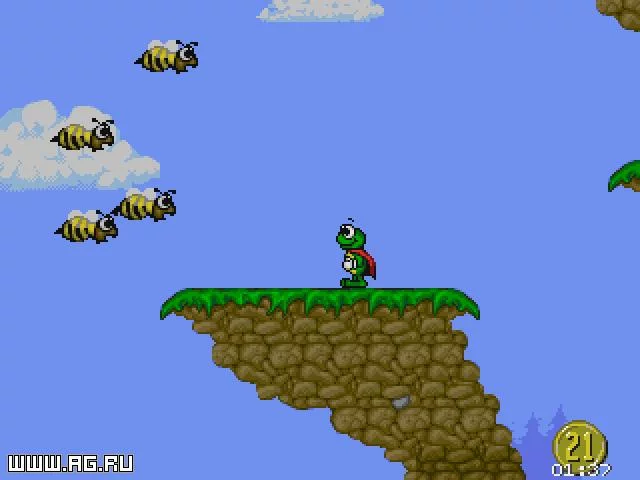 Изображение игры: Superfrog