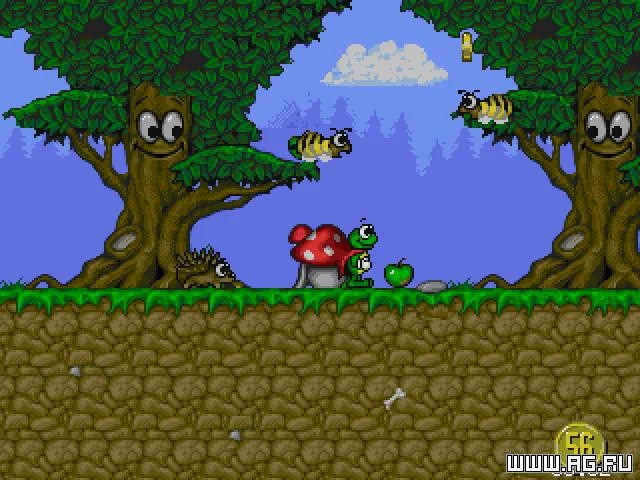 Изображение игры: Superfrog