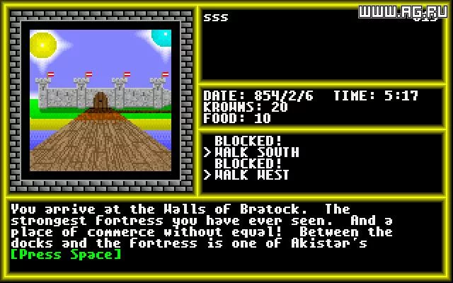 Изображение игры: The Walls of Bratock