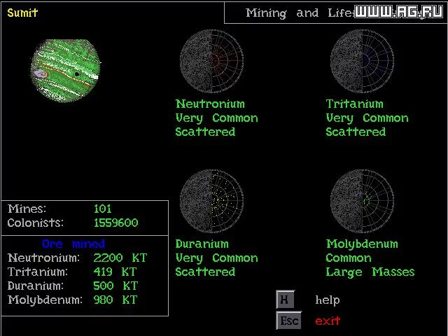 Изображение игры: VGA Planets