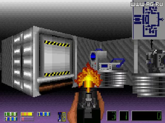 Изображение игры: Corridor 7: Alien Invasion