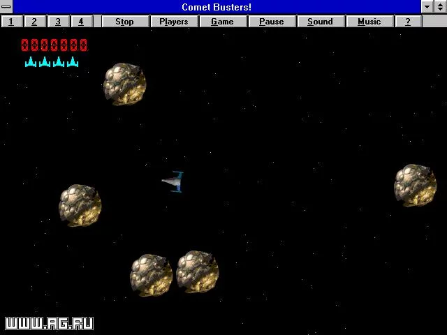 Изображение игры: Comet Busters!