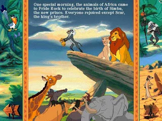 Изображение игры: Disney's Animated Storybook: The Lion King