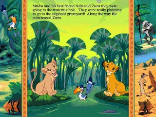 Изображение игры: Disney's Animated Storybook: The Lion King