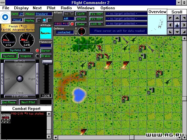 Изображение игры: Flight Commander 2