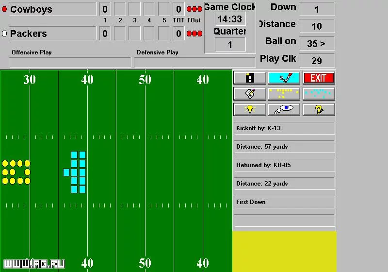 Изображение игры: Football for Windows