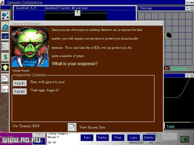 Изображение игры: Galactic Civilizations (1994)