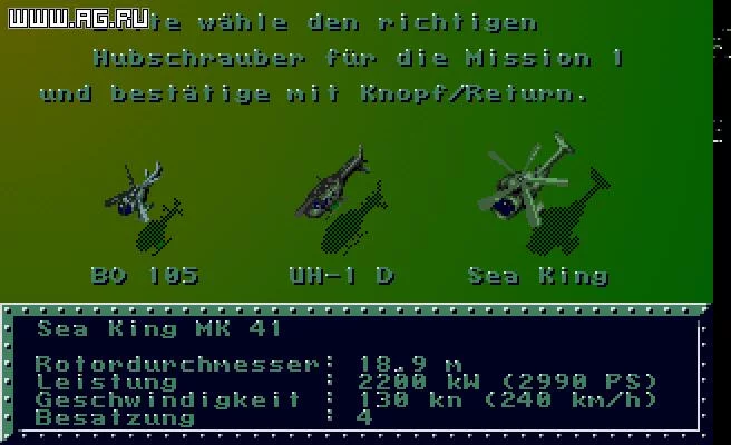 Изображение игры: Helicopter Mission