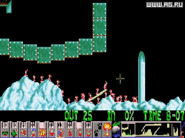 Изображение игры: Holiday Lemmings 1994