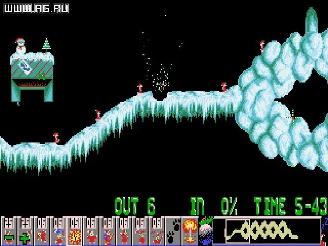 Изображение игры: Holiday Lemmings 1994