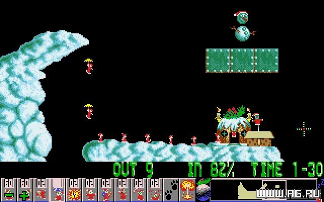 Изображение игры: Holiday Lemmings 1994