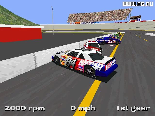 Изображение игры: NASCAR Racing
