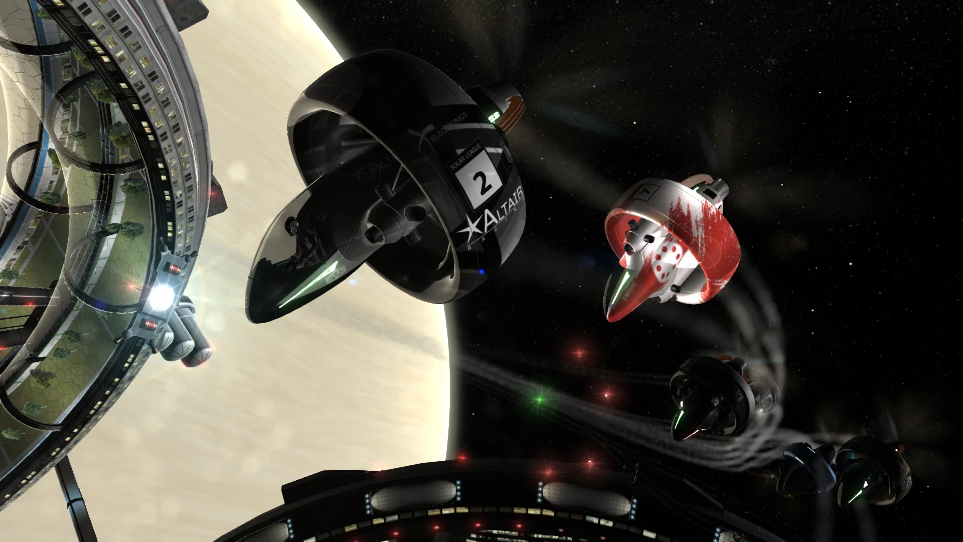 Изображение игры: Orbital Racer