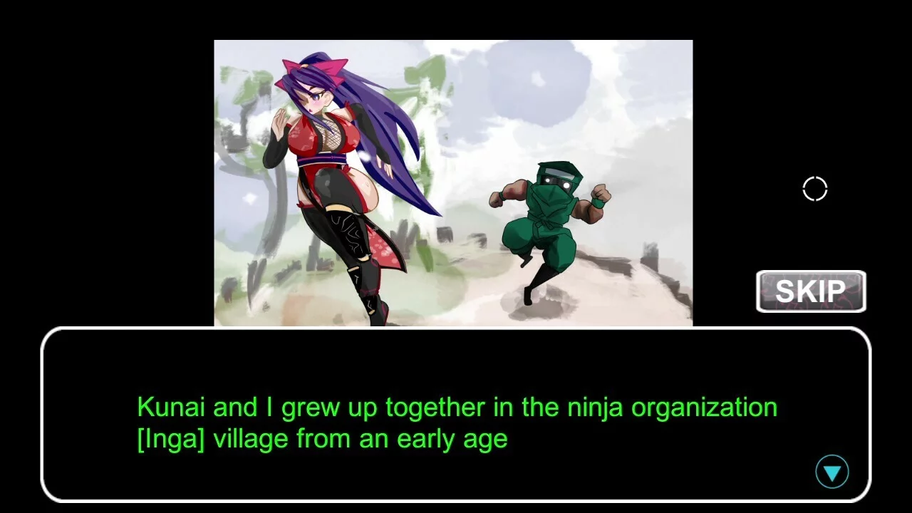 Изображение игры: Touch and Hypnosis ～ kunochi ninja Kunai ～