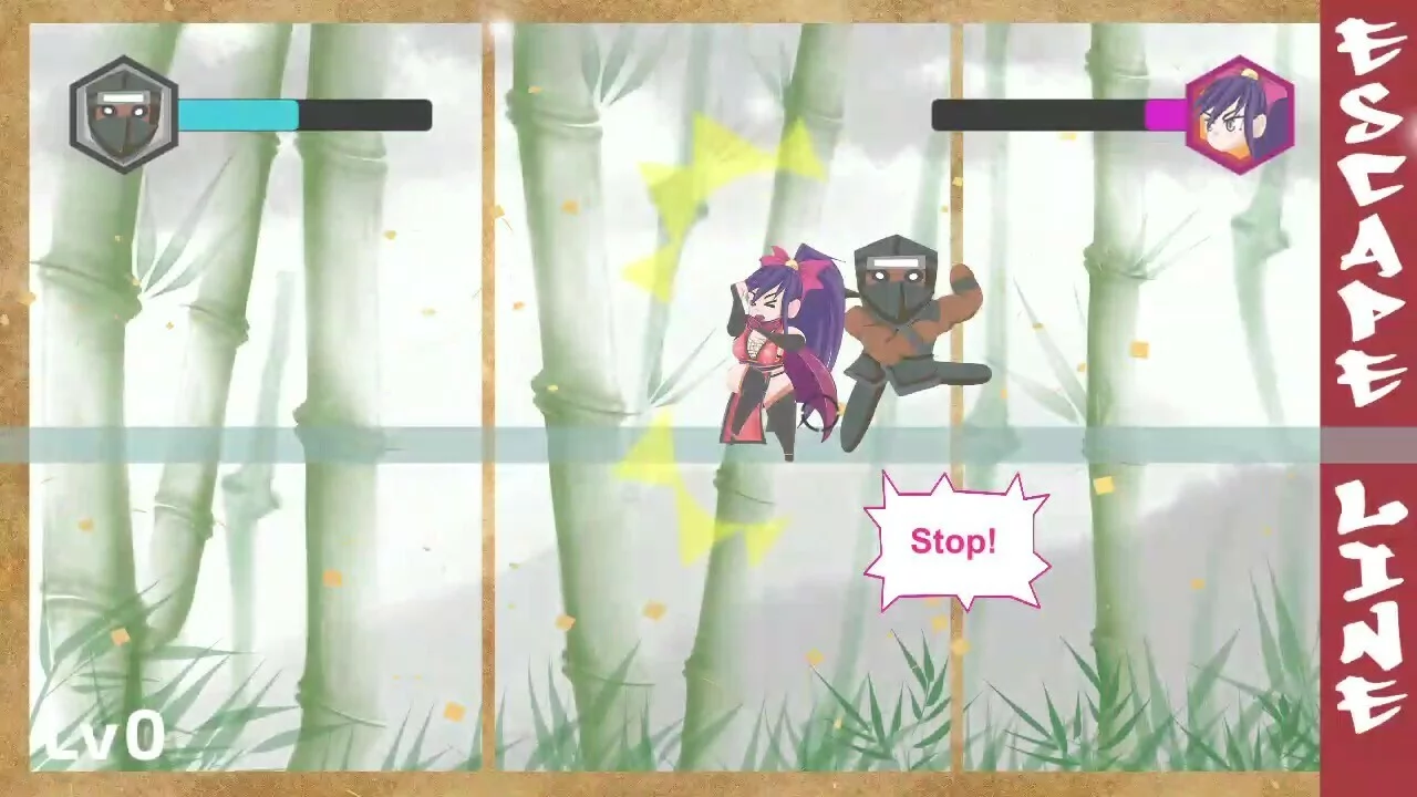Изображение игры: Touch and Hypnosis ～ kunochi ninja Kunai ～