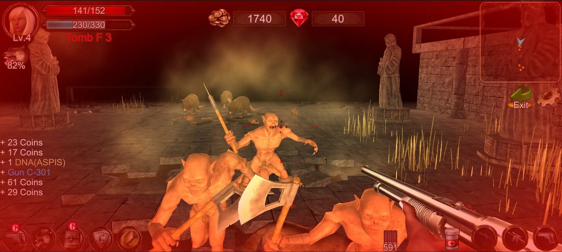 Изображение игры: Dungeon Shooter: Dark Temple
