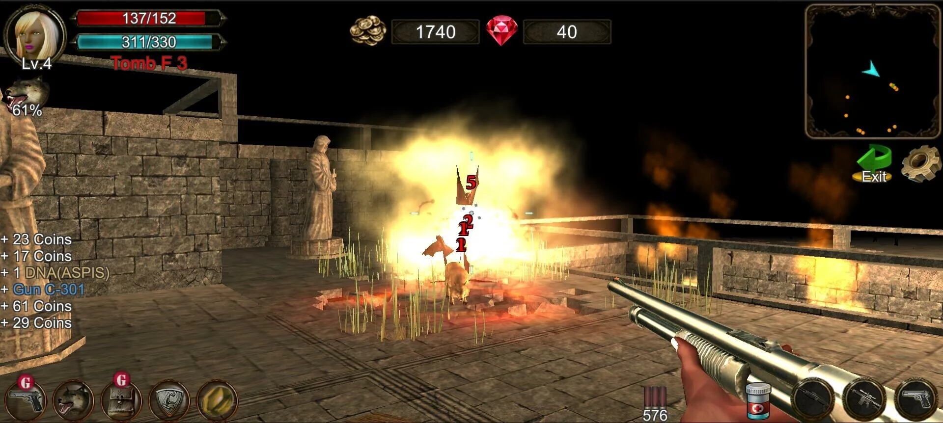 Изображение игры: Dungeon Shooter: Dark Temple