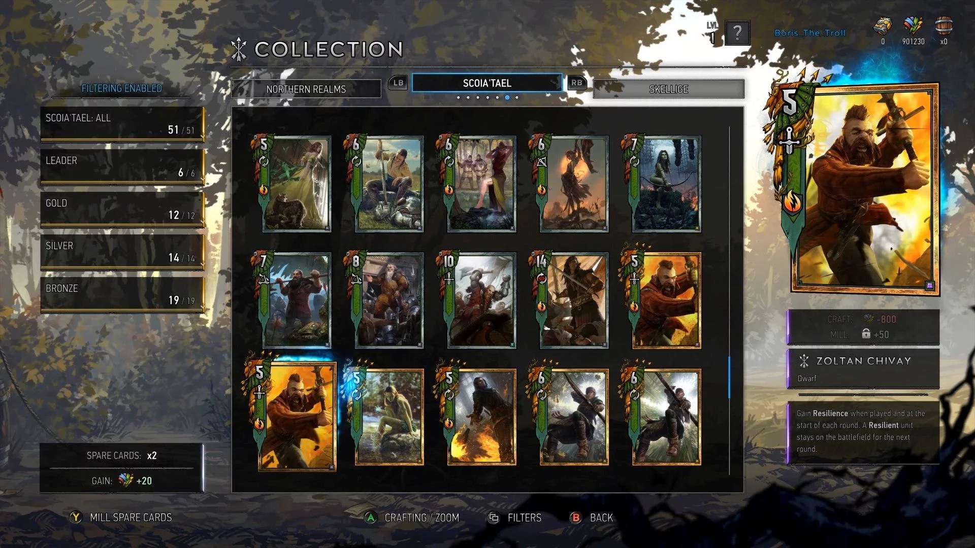 Изображение игры: GWENT: OPEN PTR