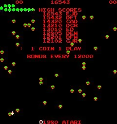 Изображение игры: Centipede (1981)