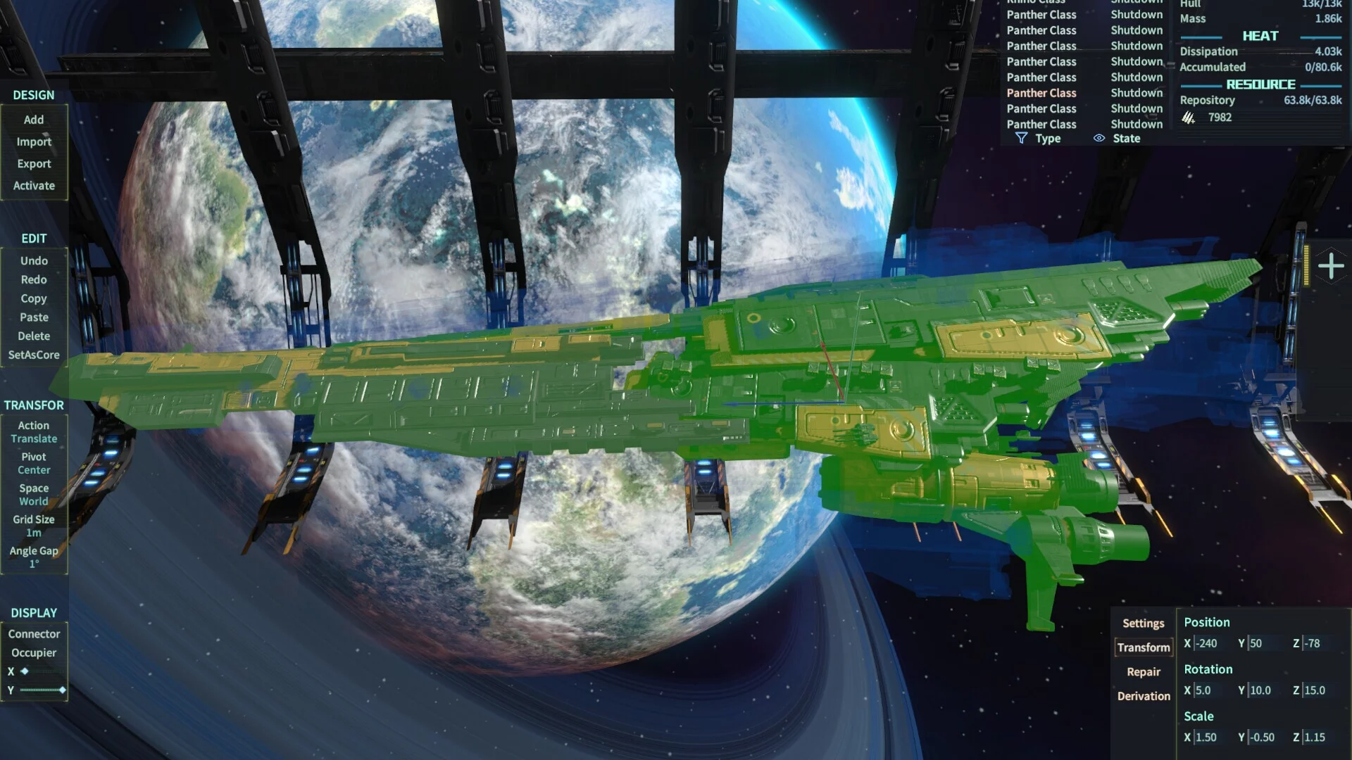 Изображение игры: Dimensions: Dreadnought Architect