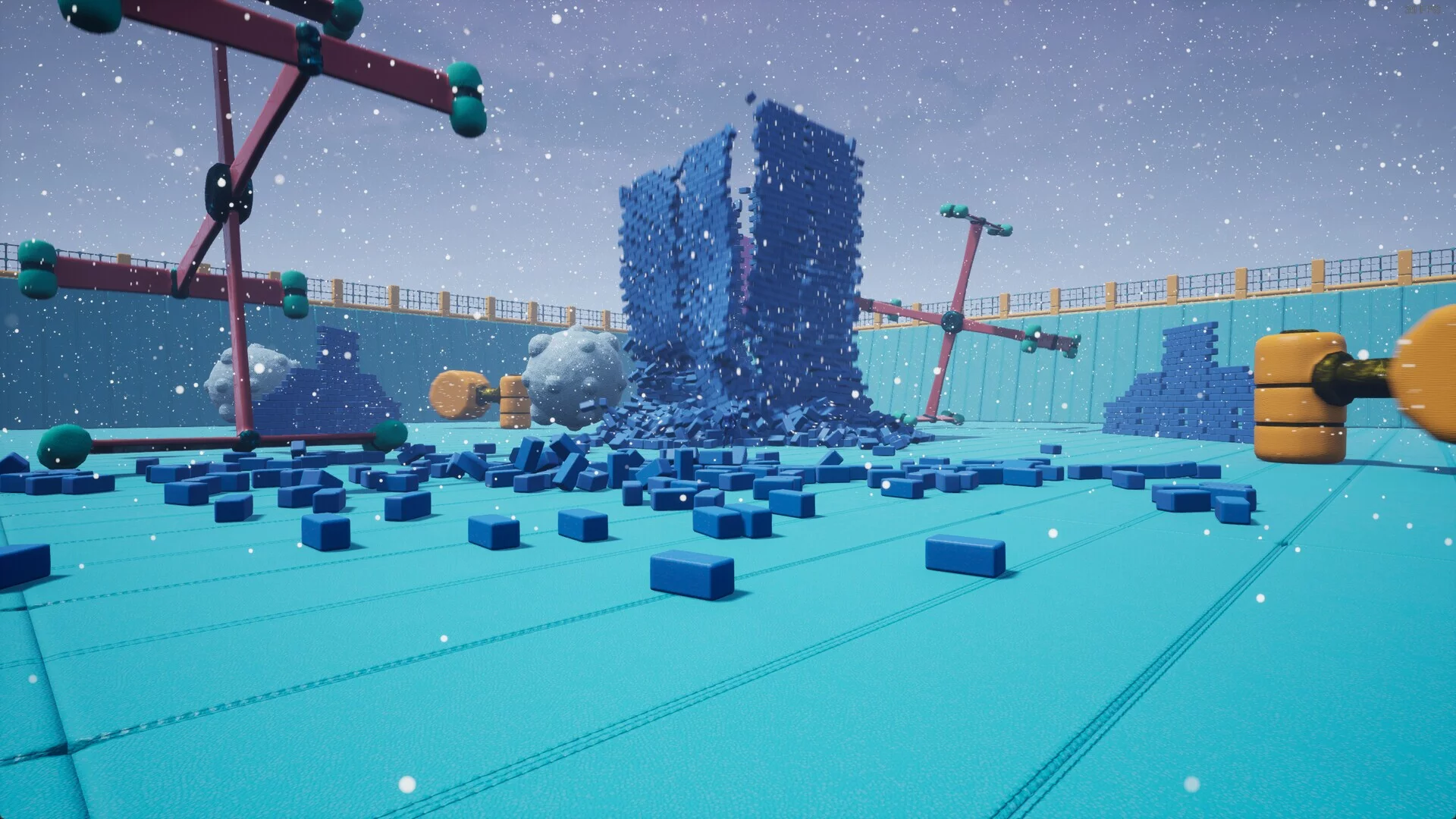 Изображение игры: Fall and Destroy