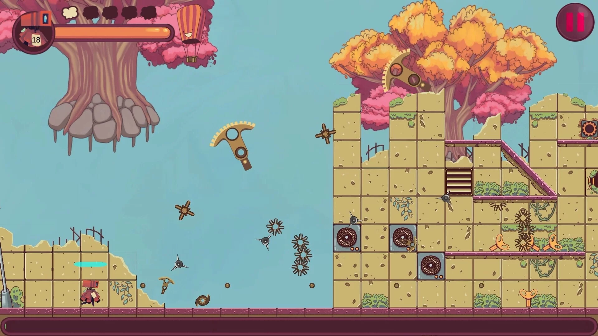 Изображение игры: Clockwork Survivors