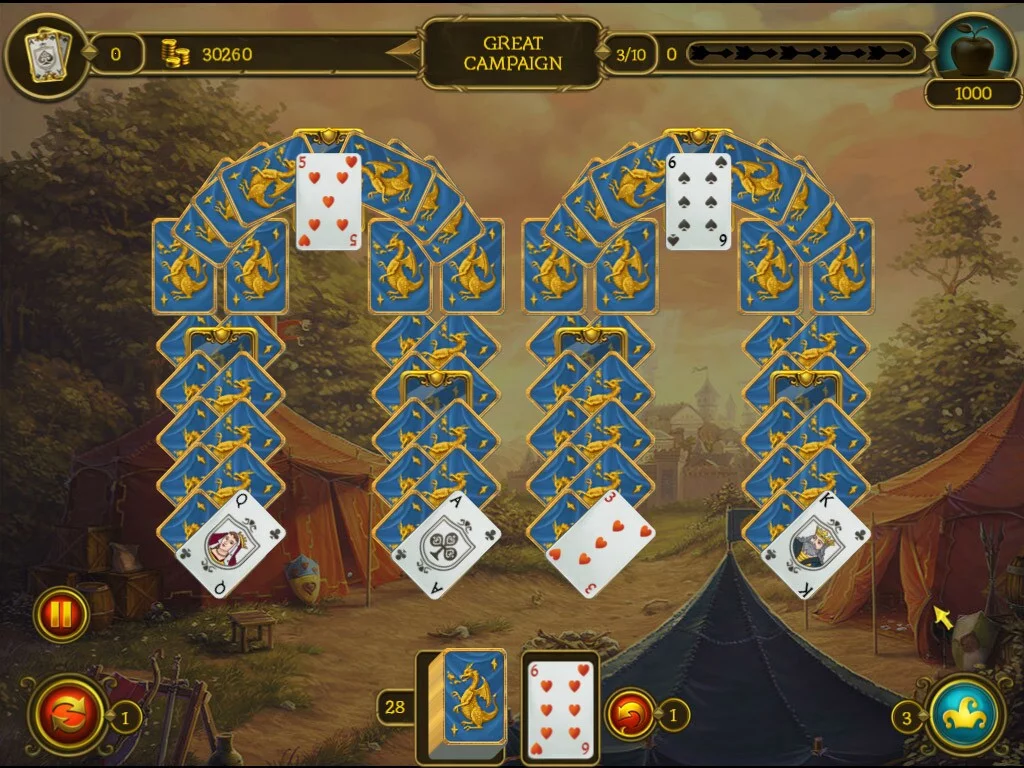 Изображение игры: Knight Solitaire 2