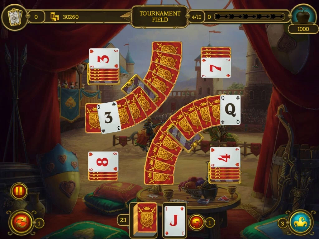 Изображение игры: Knight Solitaire 2