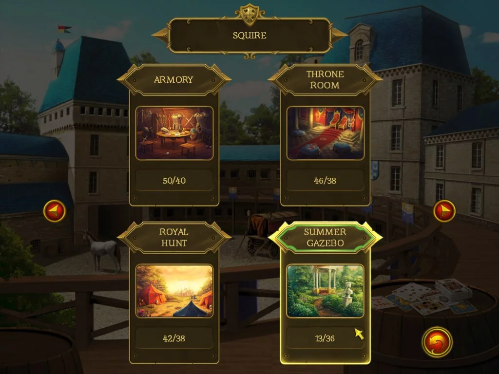 Изображение игры: Knight Solitaire 2