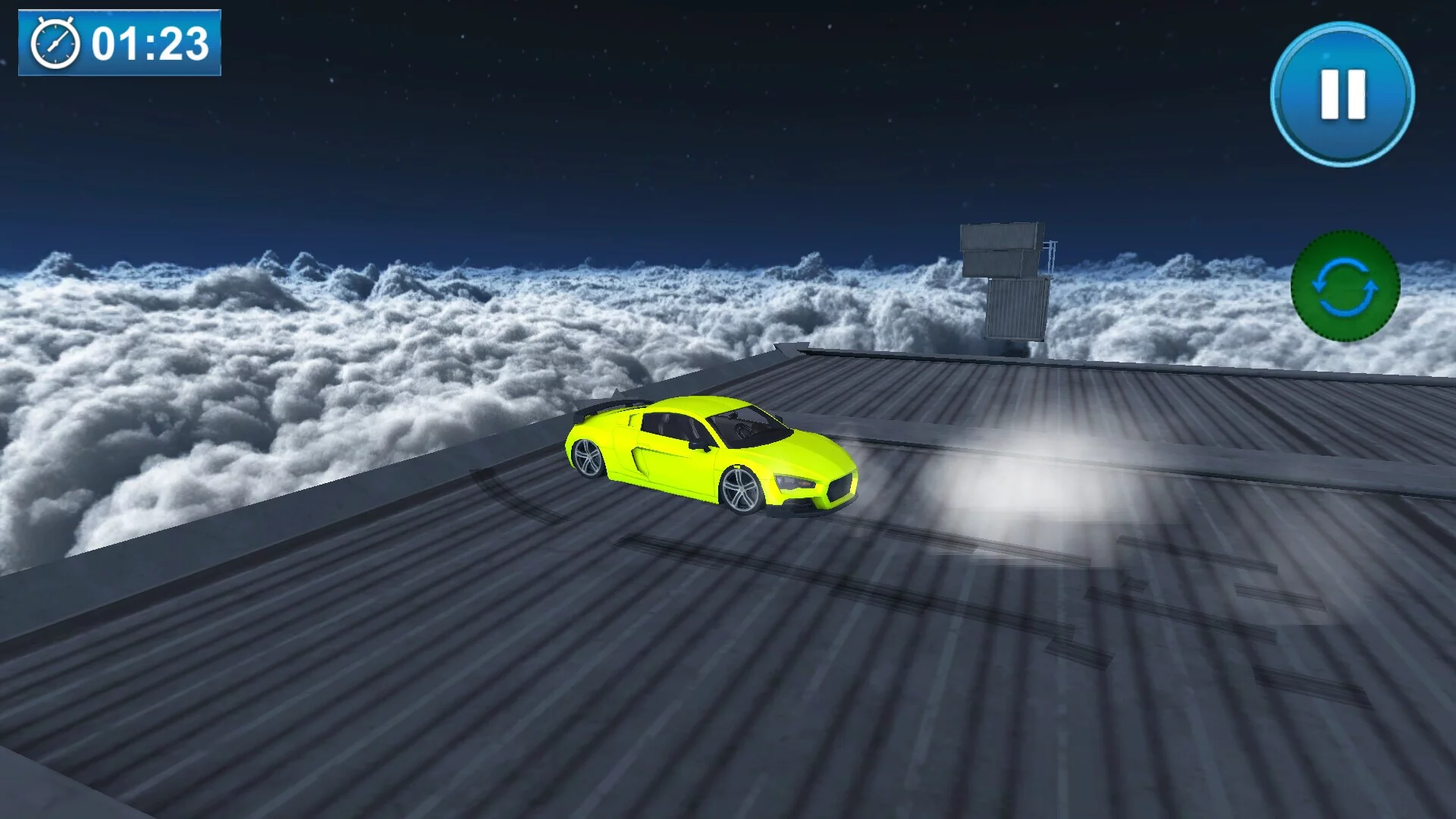 Изображение игры: Stunts above Clouds
