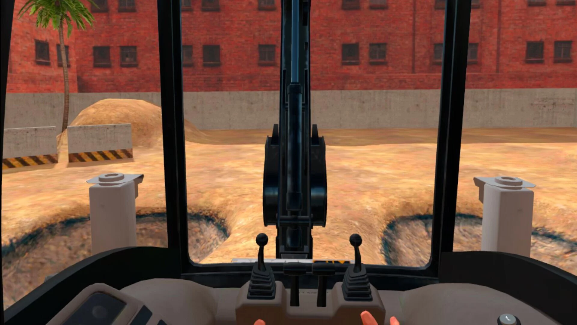 Изображение игры: DiggerSim - Excavator & Heavy Equipment Simulator VR