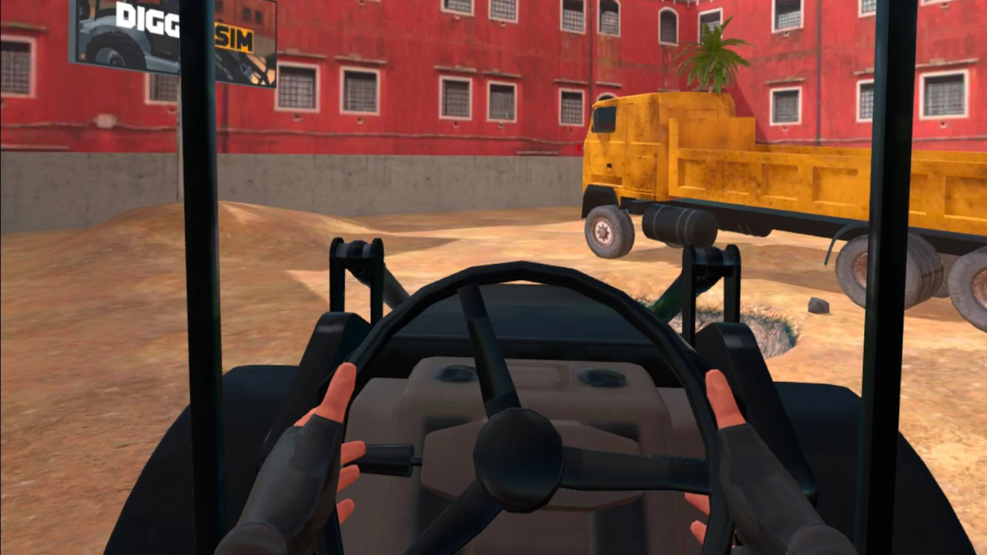 Изображение игры: DiggerSim - Excavator & Heavy Equipment Simulator VR