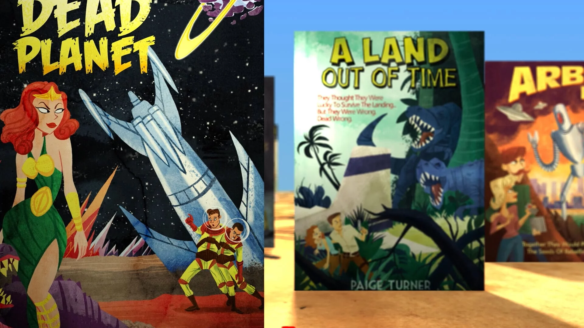 Изображение игры: Paperback Adventures