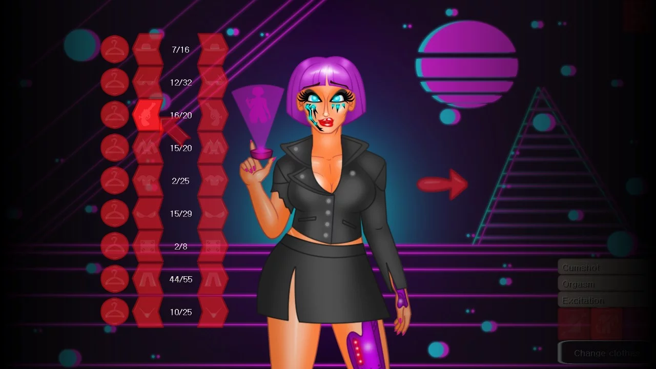 Изображение игры: Cyberpunk Sex Simulator