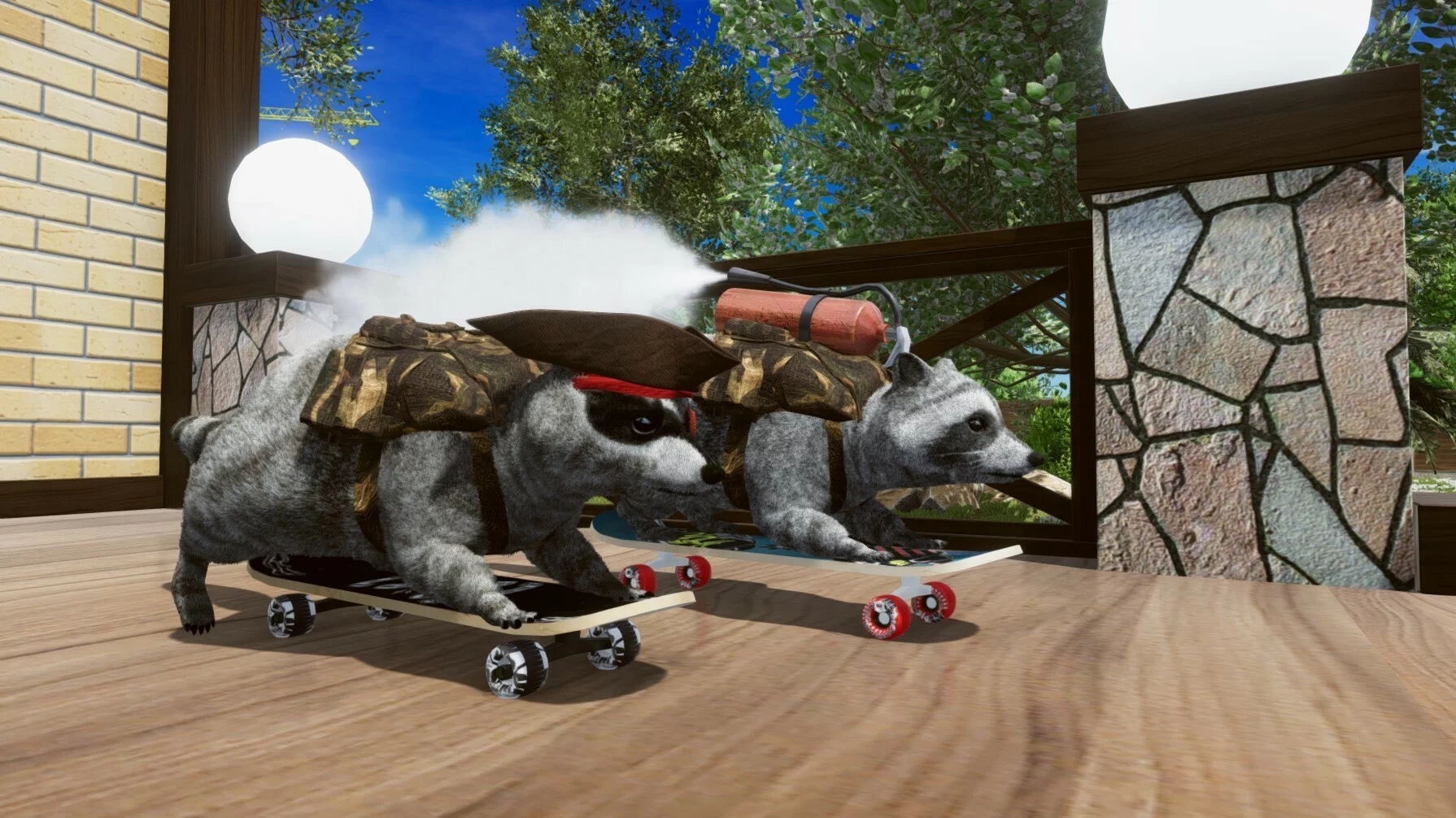 Изображение игры: Wanted Raccoon