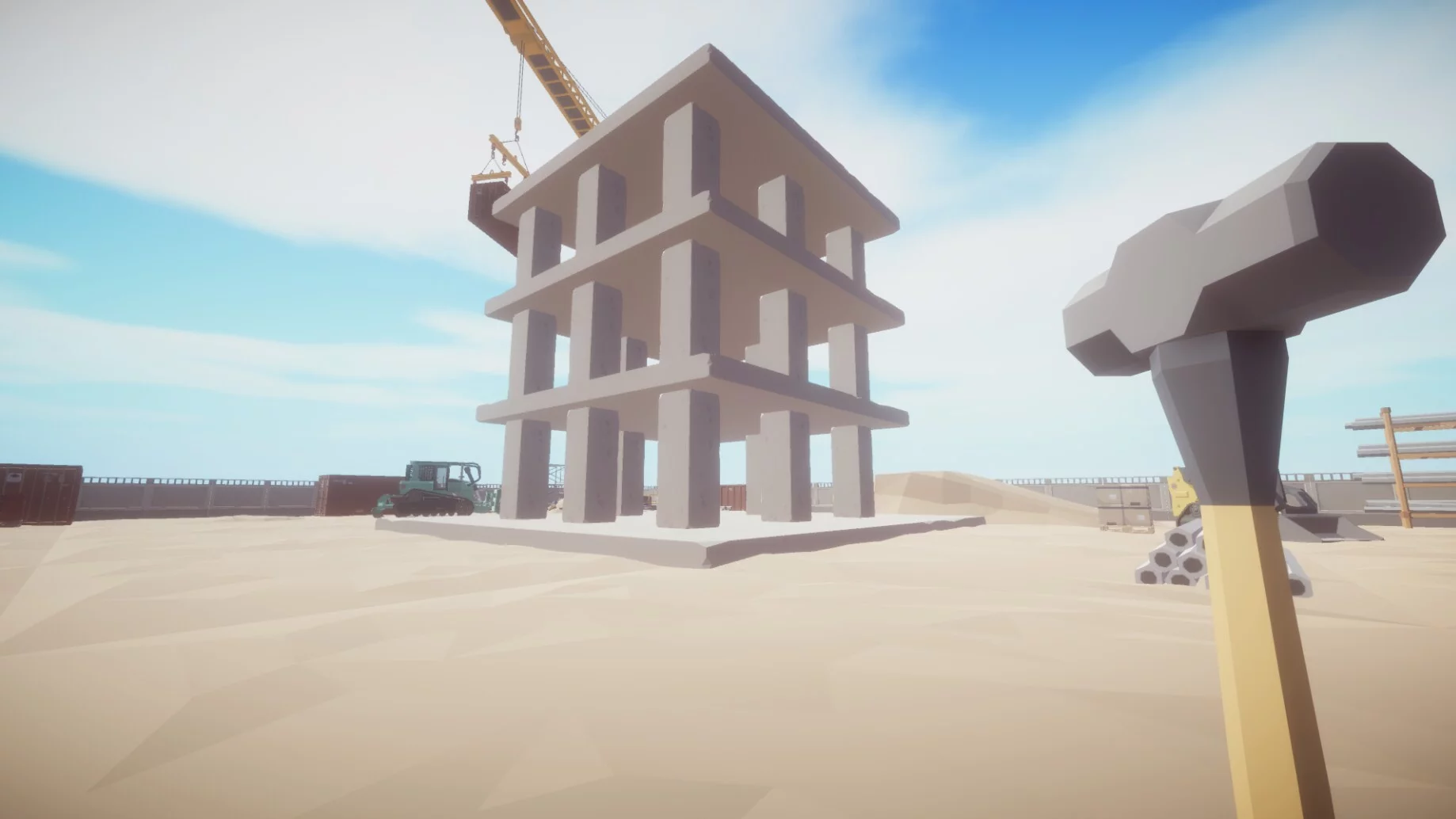 Изображение игры: Building destruction