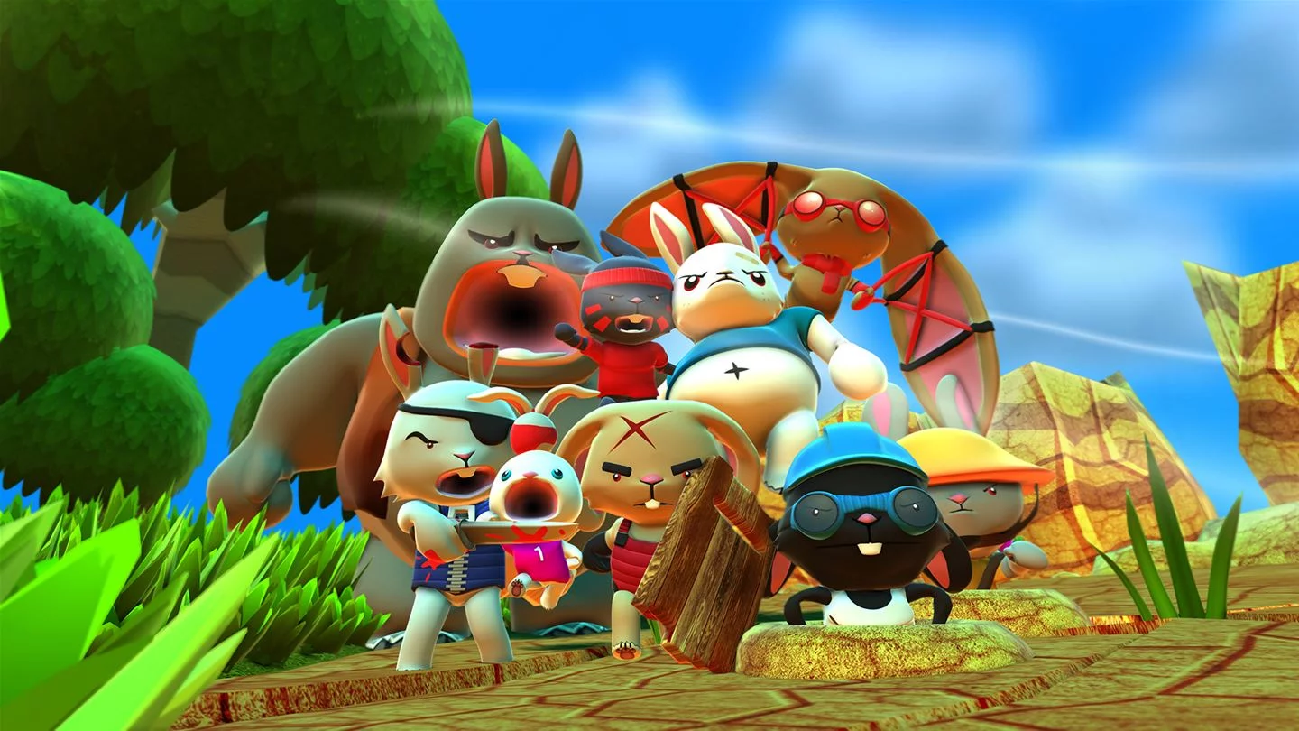 Изображение игры: Blast 'Em Bunnies