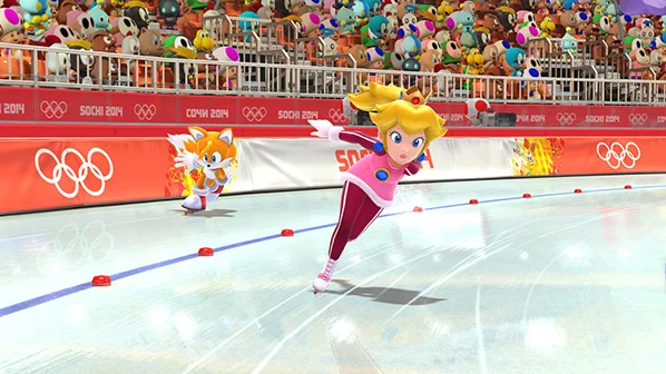 Изображение игры: Mario & Sonic at the Sochi 2014 Olympic Winter Games